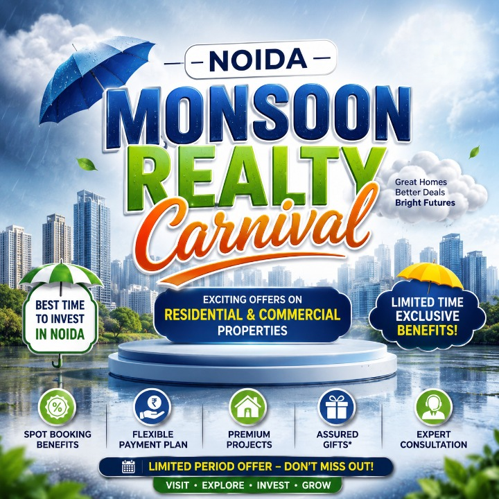 Prop-Keys Consulting has officially announced the upcoming Noida Monsoon Realty Carnival, scheduled for August 23, 2026
